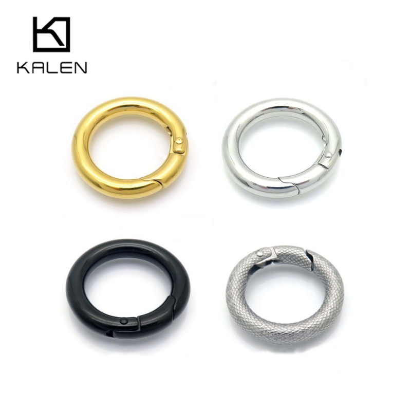 Jewelry Making Rings - KALEN ステンレススチール DIY クラスプ 光沢のあるゴールドカラー ジュエリー製作