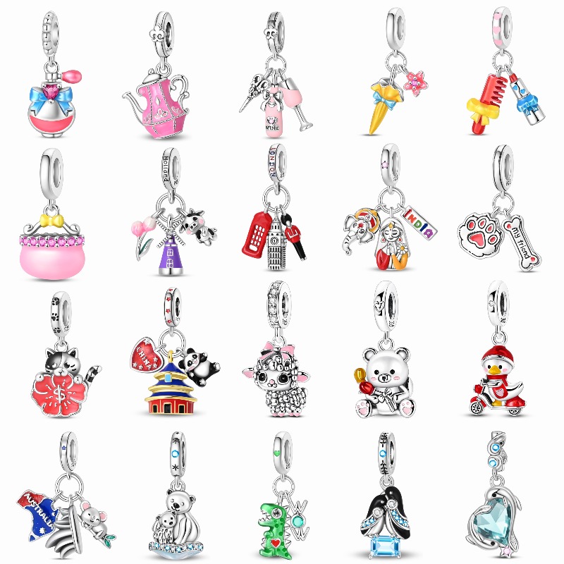 Jewelry Making London - トラベルシリーズ オリジナルチャーム 925シルバー ロンドン ビッグベン 3ピース