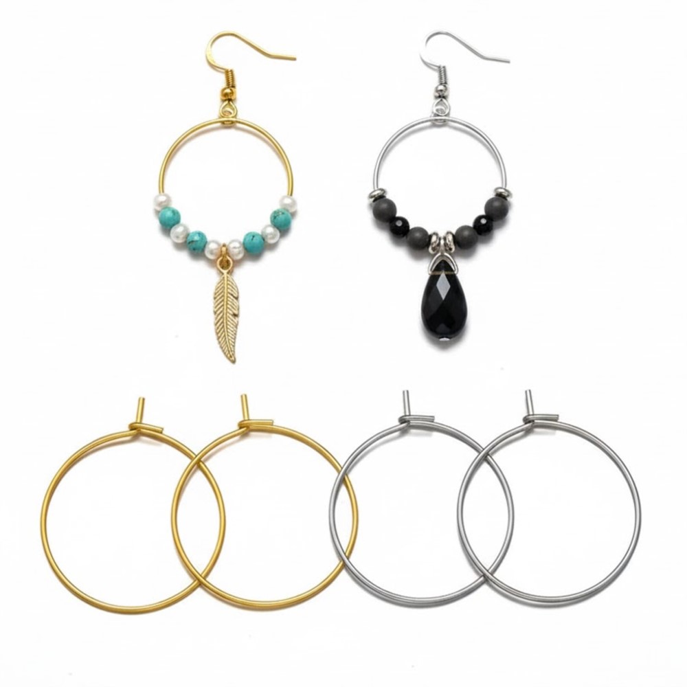 Jewelry Making Rings - 50個入り 316ステンレス鋼 15 20 30 40mm