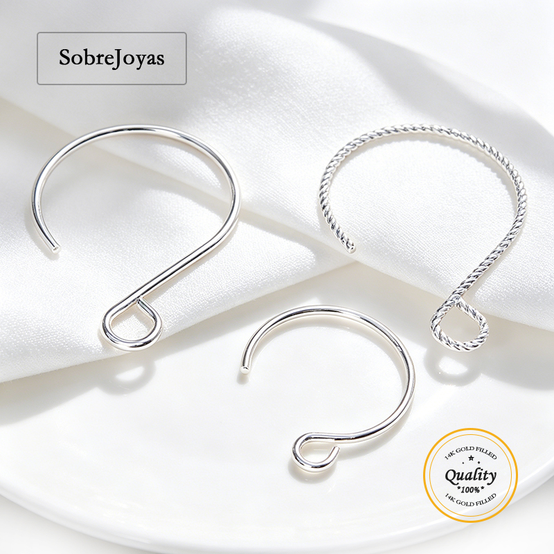 Jewelry Making Wire - 925スターリングシルバー バルーンイヤワイヤー（0.81mm）手作りジュエリー製作 イヤリングアクセサリー クラスプ