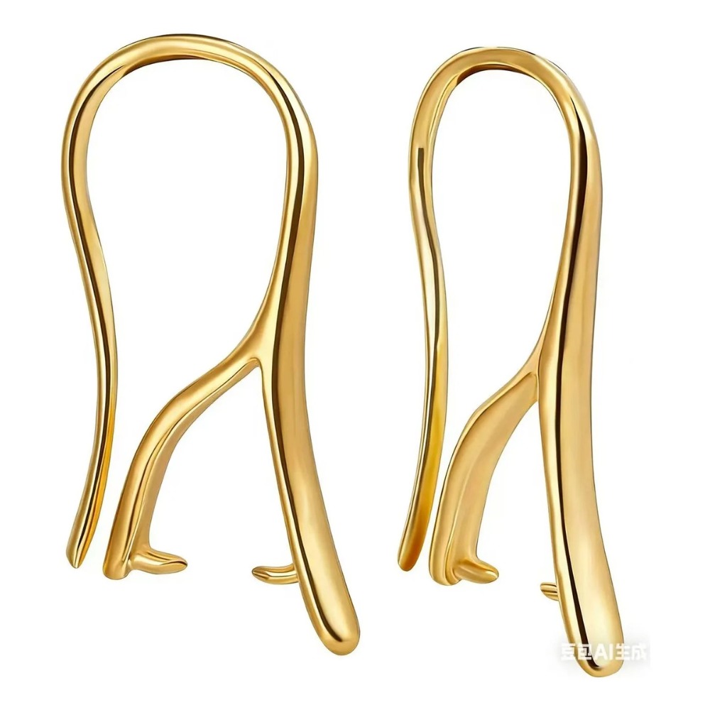 10/30個入り ホワイト ピンチベイル付き 金メッキ真鍮製 - Jewelry Making Wire のレビューと価格