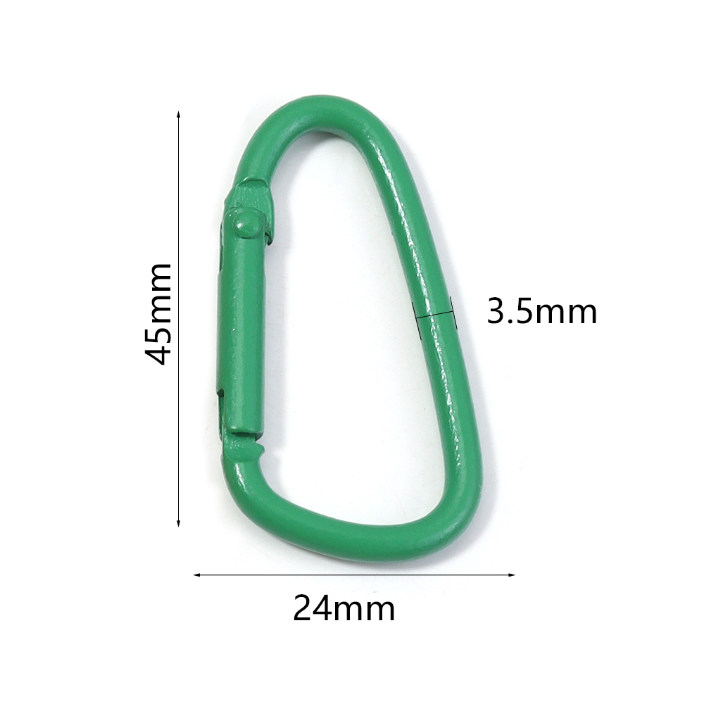 10個 カラフルカラビナクリップ 合金製キーホルダー留め金具 - Jewelry Making Rings のレビューと価格
