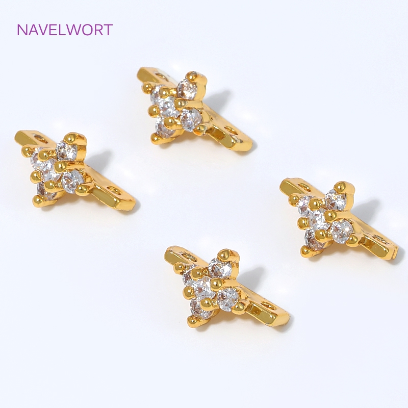 4/8/12個入り真鍮製セパレーターバー、18Kゴールドメッ - Jewelry Making Items のレビューと価格