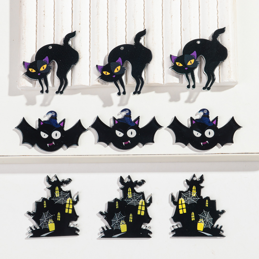 DIYジュエリー作り用のハロウィンアクリルチャーム,ゴシック - Jewelry Making Newcastle のレビューと価格