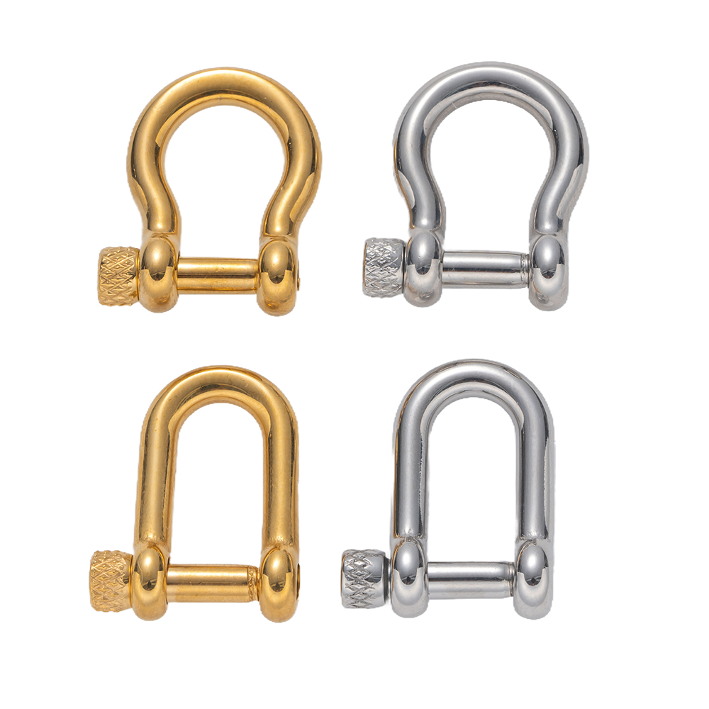 1 個 304 ステンレス鋼 D リングアンカーシャックルク - Jewelry Making Rings のレビューと価格