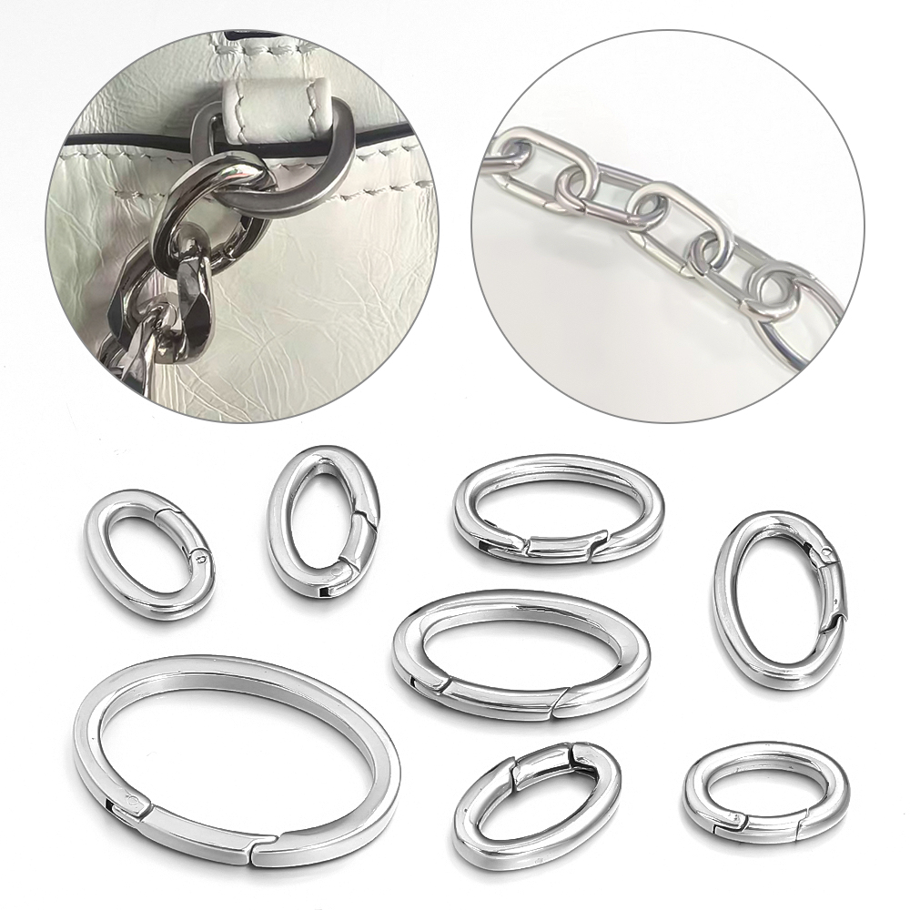 1個 ステンレス製 スプリングクラスプ ジャンプリング オー - Jewelry Making Rings のレビューと価格
