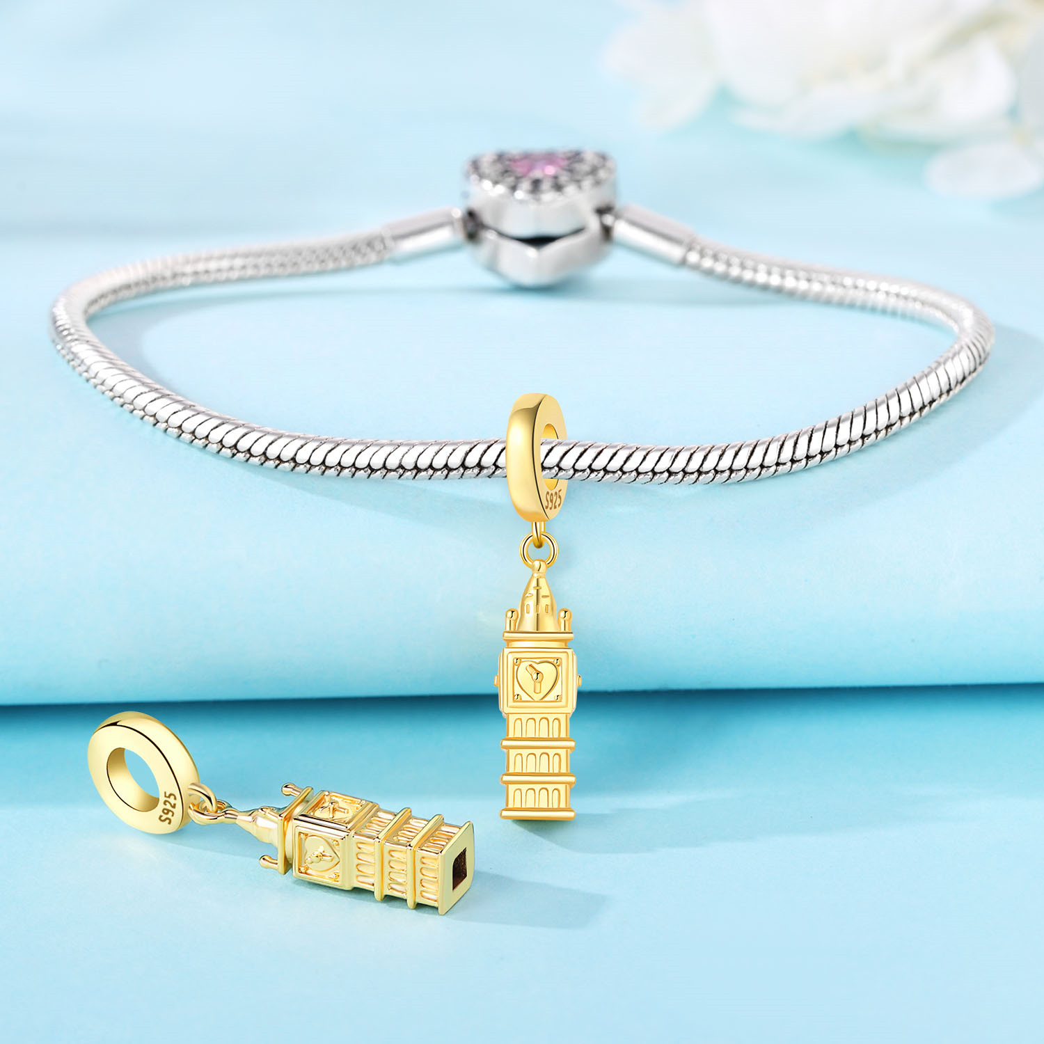 MISEFF オリジナル S925 スターリングシルバーチャ - Jewelry Making London のレビューと価格