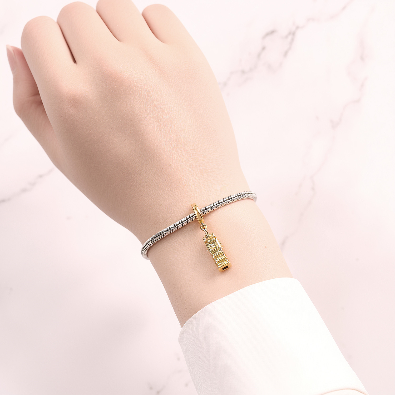 MISEFF オリジナル S925 スターリングシルバーチャ - Jewelry Making London のレビューと価格
