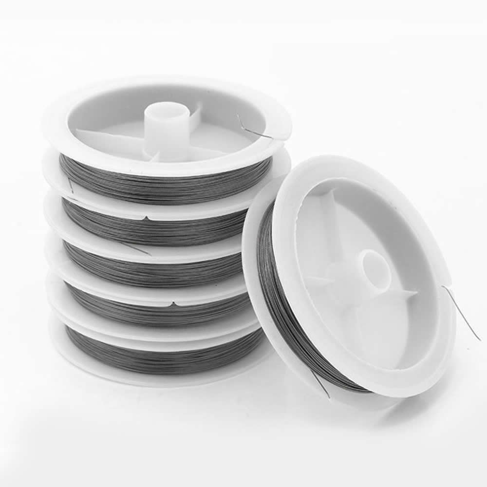 0.3-1mm ステンレススチール製タイガーテールビーズワイ - Jewelry Making Thread のレビューと価格