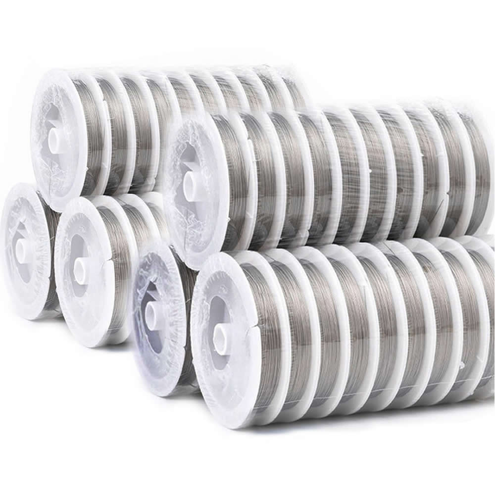 0.3-1mm ステンレススチール製タイガーテールビーズワイ - Jewelry Making Thread のレビューと価格