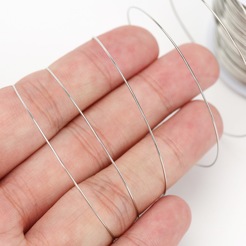 1ロール ステンレス製ビーズワイヤー 強力コード 直径0.2 - Jewelry Making Thread のレビューと価格