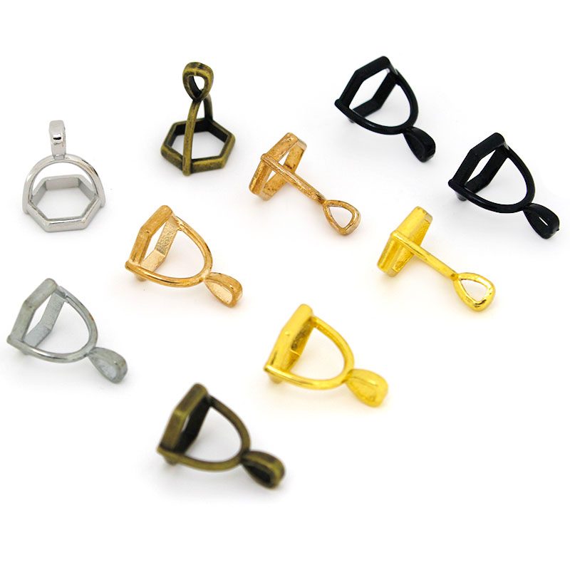 20 個六角形の宝石キャップ天然石クリスタル柱ペンダントキャ - Jewelry Making Class のレビューと価格