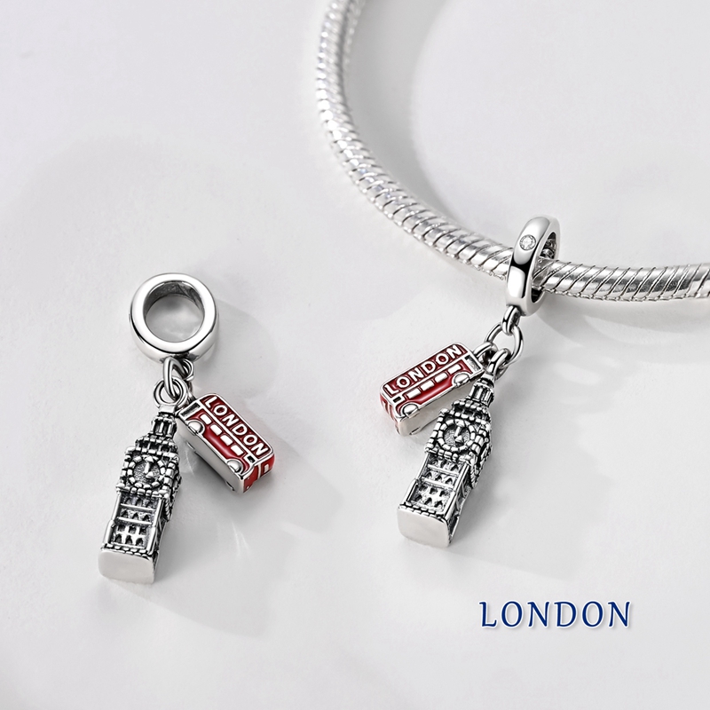 ビッグベン ロンドン ペンダント オリジナルブレスレット対応 - Jewelry Making London のレビューと価格
