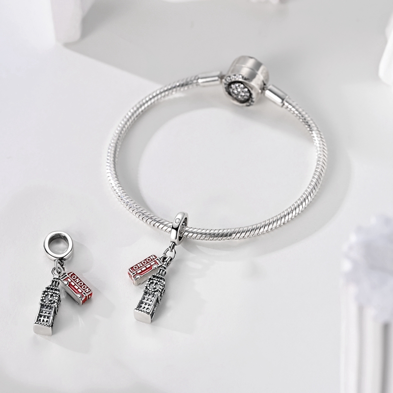 ビッグベン ロンドン ペンダント オリジナルブレスレット対応 - Jewelry Making London のレビューと価格