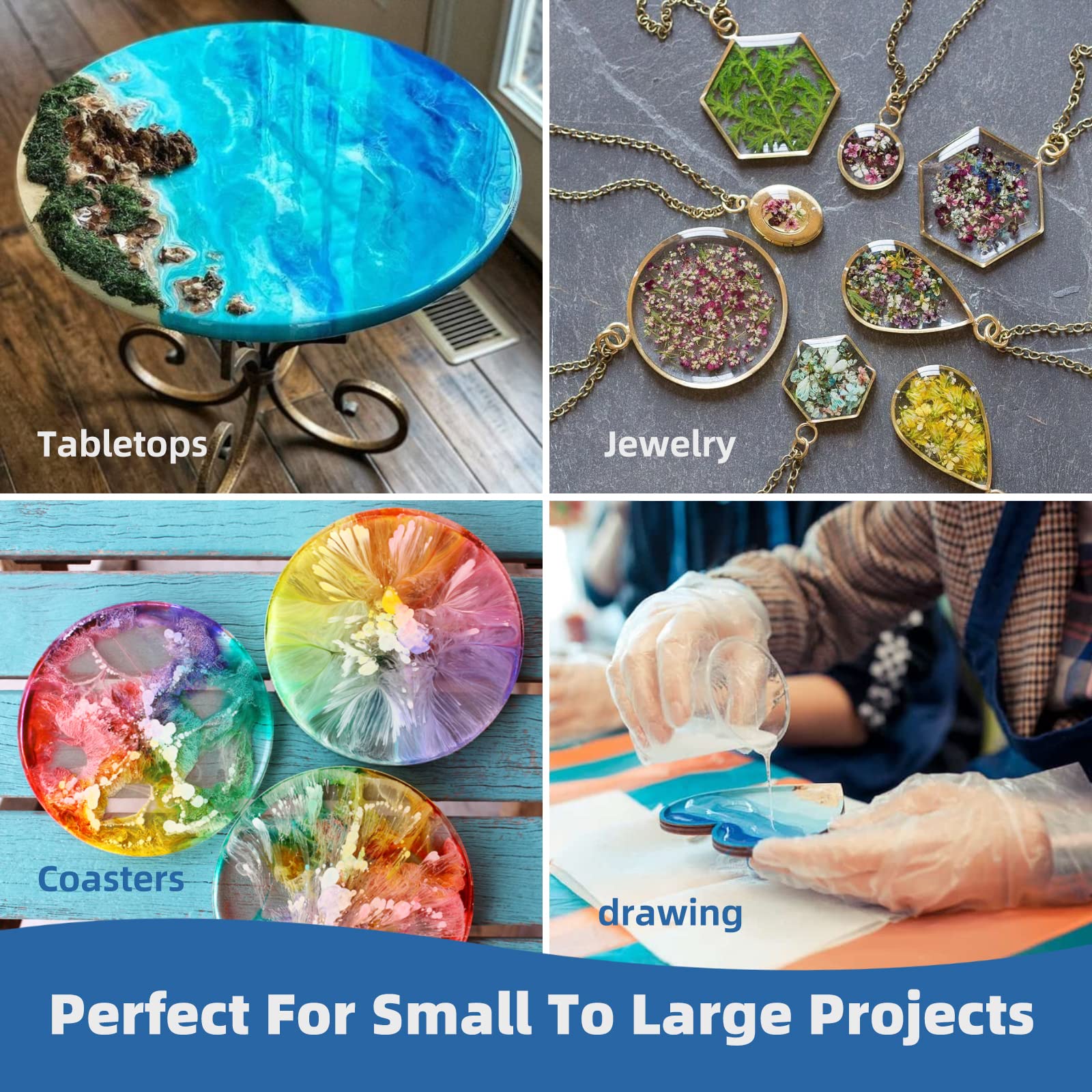 250ml-1000mlエポキシ樹脂キャスティングキット、気 - Jewelry Making Online のレビューと価格