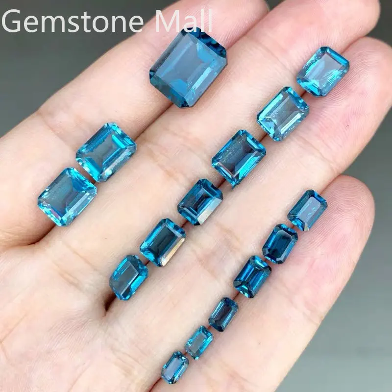 エメラルド カット ナチュラル トパーズ 4 ミリメートル  - Jewelry Making London のレビューと価格