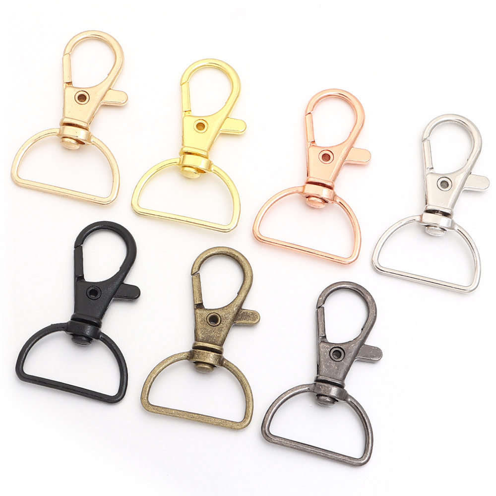 10個/ロット メタルスイベルクラスプ Dリング付き ランヤ - Jewelry Making Rings のレビューと価格