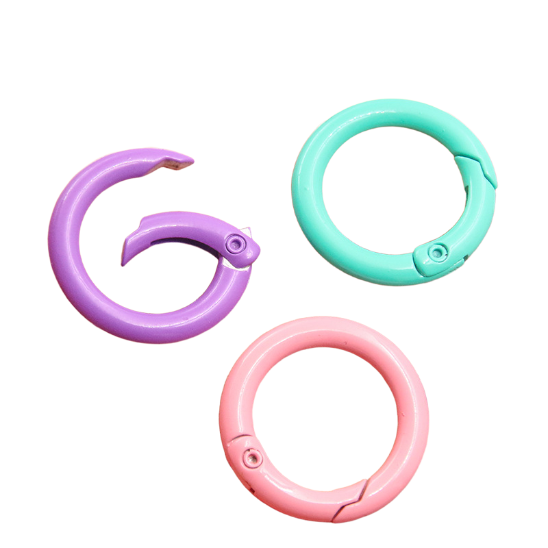 5-20 個カラフルな春 O リングラウンドカラビナキーリン - Jewelry Making Rings のレビューと価格