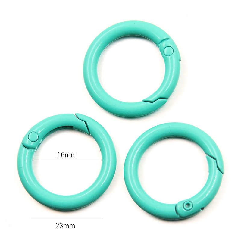 5-20 個カラフルな春 O リングラウンドカラビナキーリン - Jewelry Making Rings のレビューと価格