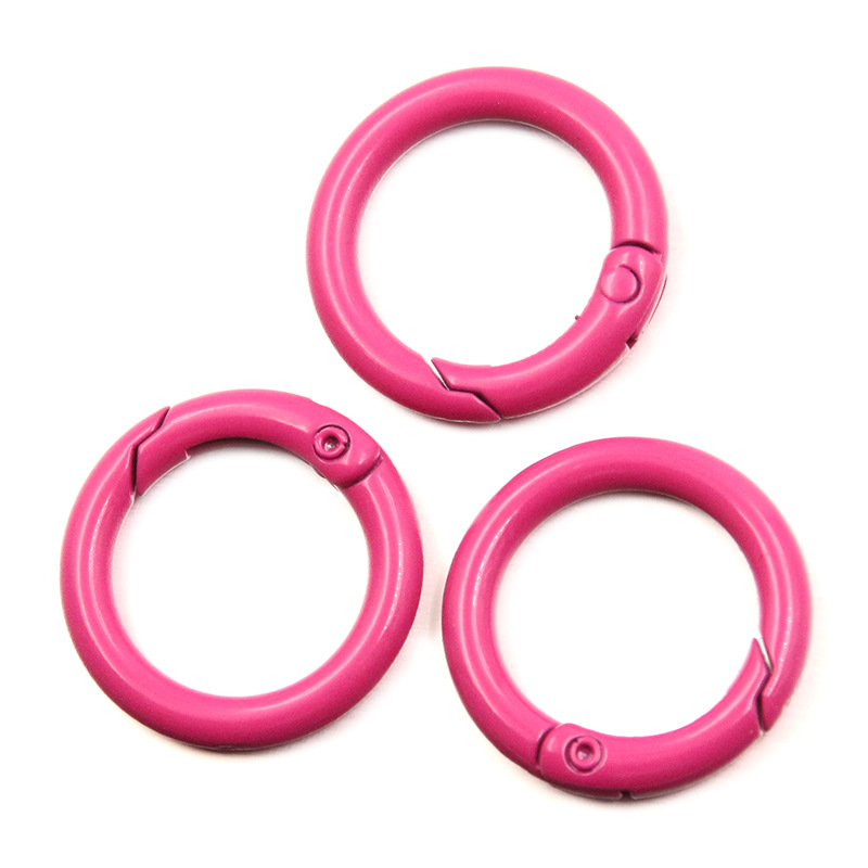 5-20 個カラフルな春 O リングラウンドカラビナキーリン - Jewelry Making Rings のレビューと価格