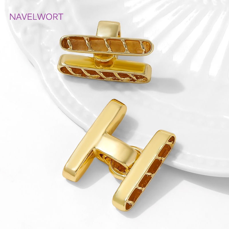 マルチストランドネックレスクラスプ 18K ゴールドメッキパ - Jewelry Making Items のレビューと価格
