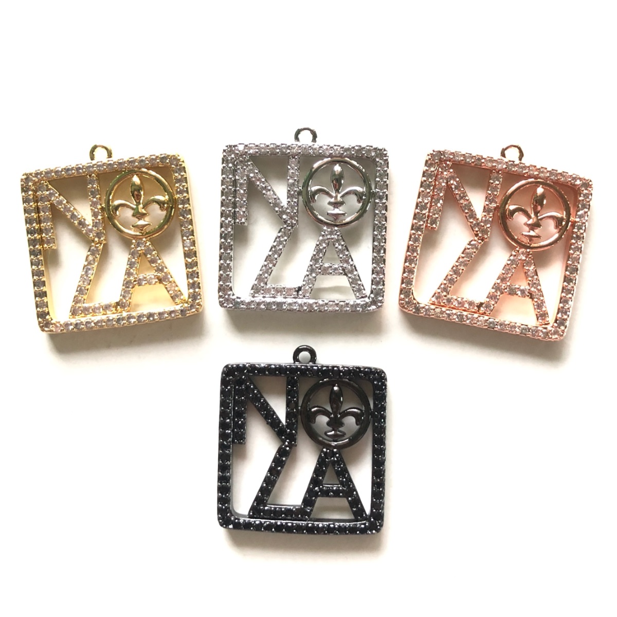 ブレスレットチャーム,女性用ジルコンペンダント,ブレスレット - Jewelry Making New Orleans のレビューと価格