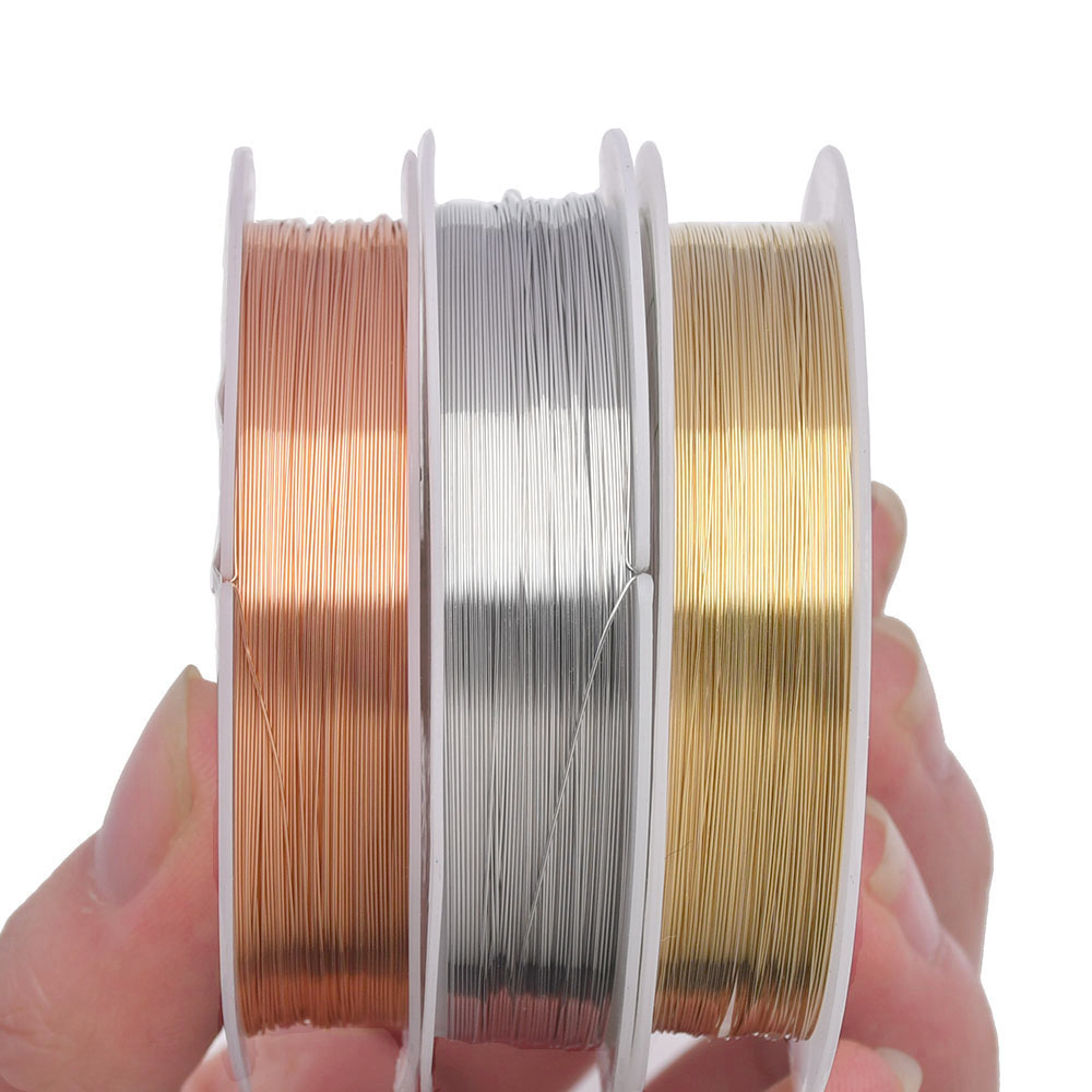 0.2-1mm ジュエリーワイヤー、クラフトワイヤー、変色し - Jewelry Making Thread のレビューと価格