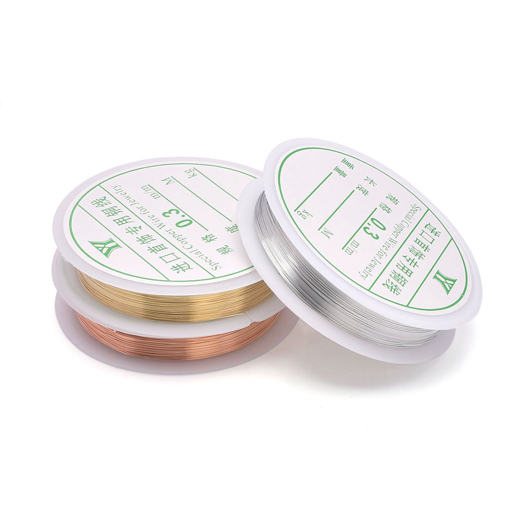0.2-1mm ジュエリーワイヤー、クラフトワイヤー、変色し - Jewelry Making Thread のレビューと価格