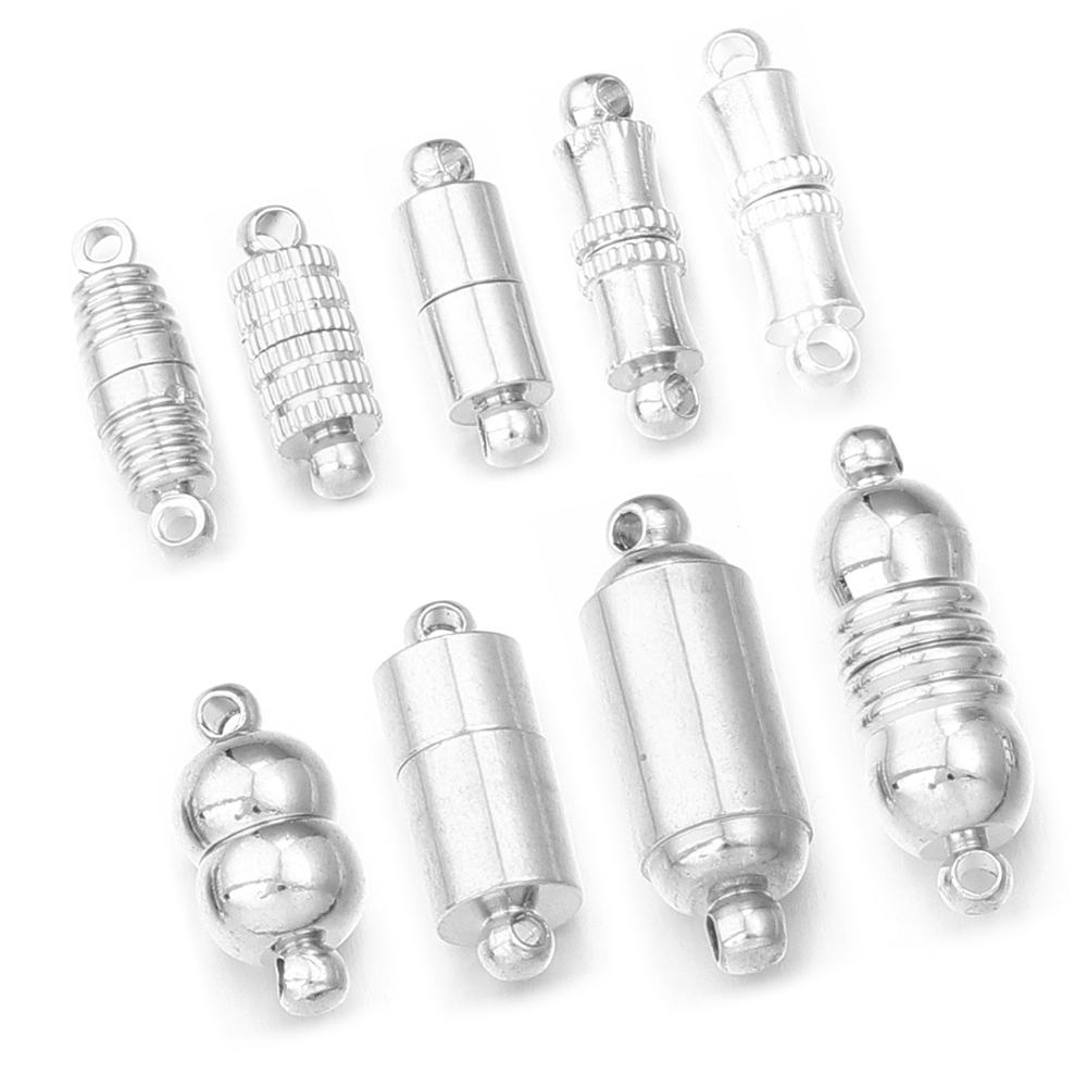 5 ピース/ロット強力な磁気クラスプ銅メッキマグネットエンド - Jewelry Making Wire のレビューと価格