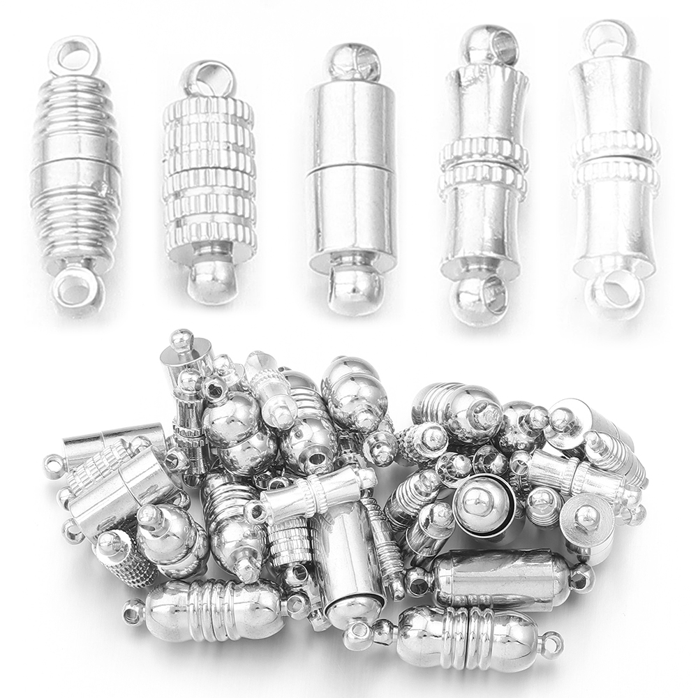 5 ピース/ロット強力な磁気クラスプ銅メッキマグネットエンド - Jewelry Making Wire のレビューと価格