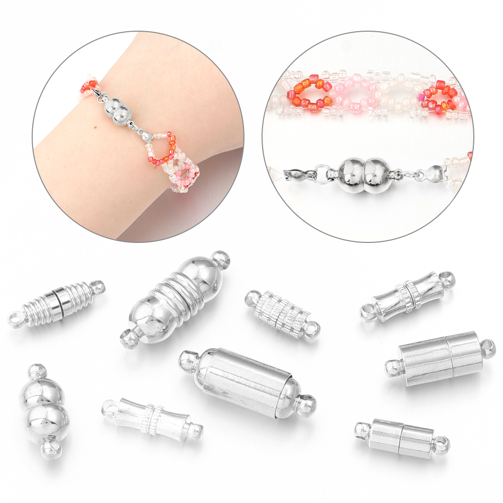 5 ピース/ロット強力な磁気クラスプ銅メッキマグネットエンド - Jewelry Making Wire のレビューと価格