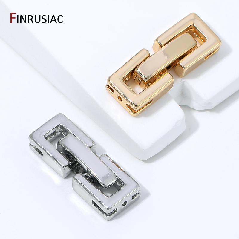 14K金メッキ長方形パールクラスプコネクター、真鍮製留め具エ - Jewelry Making Items のレビューと価格