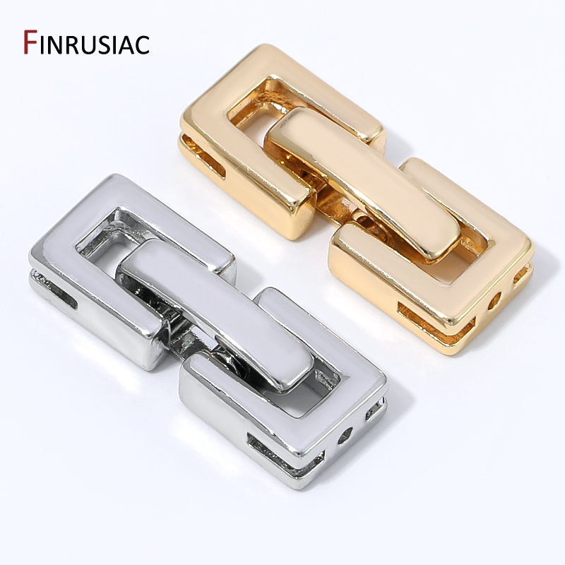 14K金メッキ長方形パールクラスプコネクター、真鍮製留め具エ - Jewelry Making Items のレビューと価格