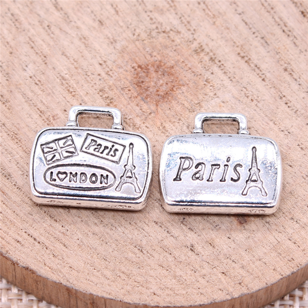 Wysiwyg-ラゲッジバッグチャームペンダント、アンティー - Jewelry Making London のレビューと価格
