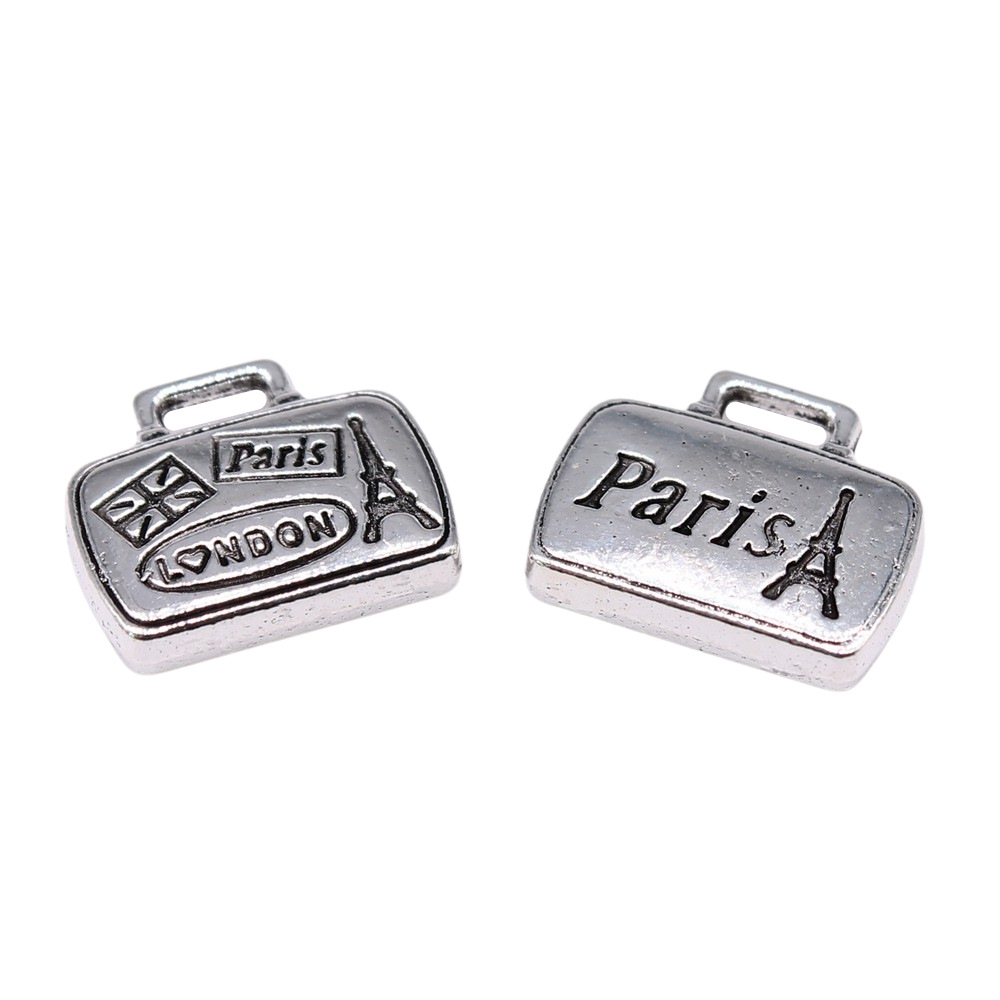 Wysiwyg-ラゲッジバッグチャームペンダント、アンティー - Jewelry Making London のレビューと価格