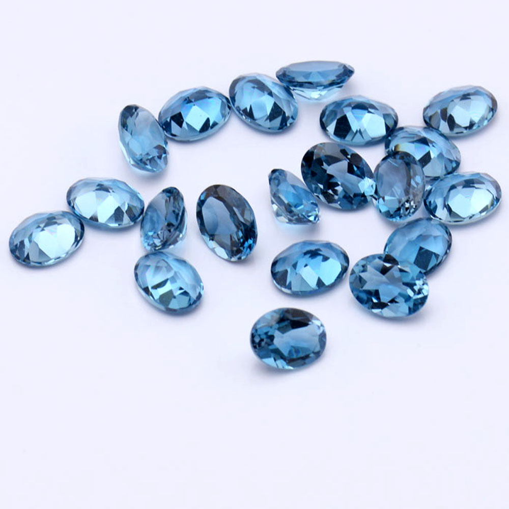 20個 10個 ロンドンブルートパーズ オーバル 6x8-7 - Jewelry Making London のレビューと価格