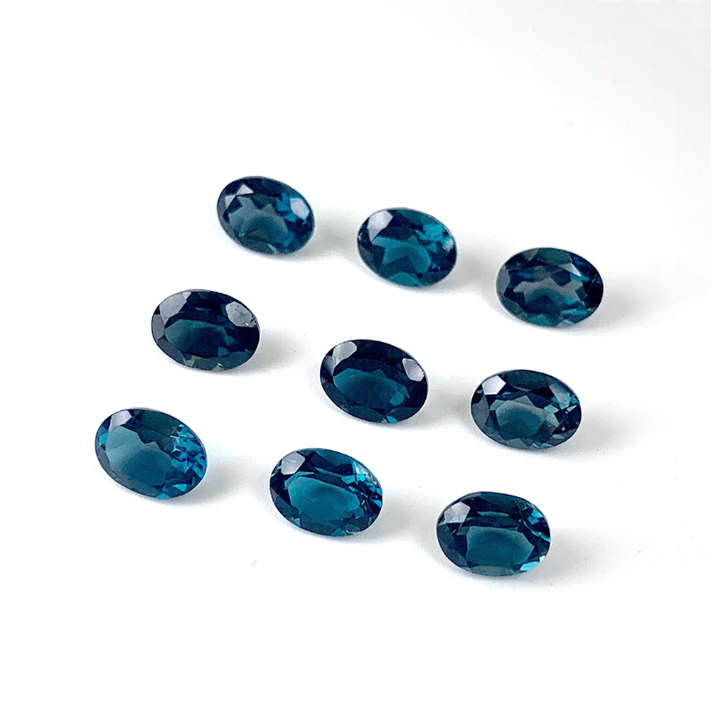 20個 10個 ロンドンブルートパーズ オーバル 6x8-7 - Jewelry Making London のレビューと価格
