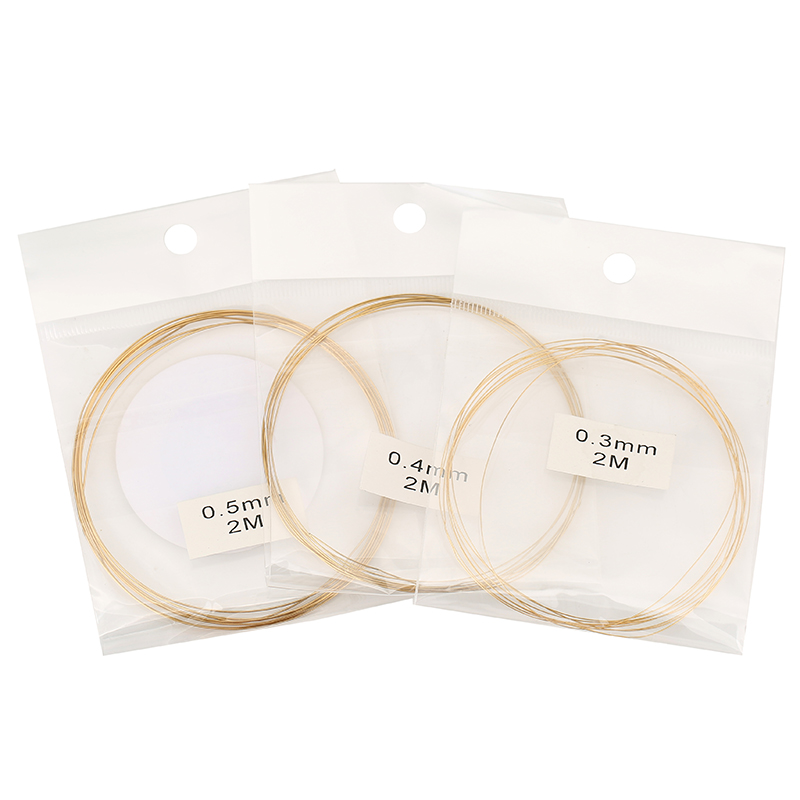 2メートル ステンレス鋼 0.3 0.4 0.5 mm ビー - Jewelry Making Thread のレビューと価格