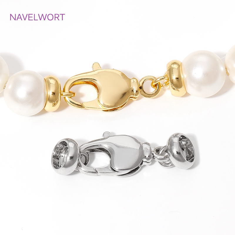 18K ゴールドメッキ真鍮ロブスタークラスプコネクタ、ジュエ - Jewelry Making Items のレビューと価格