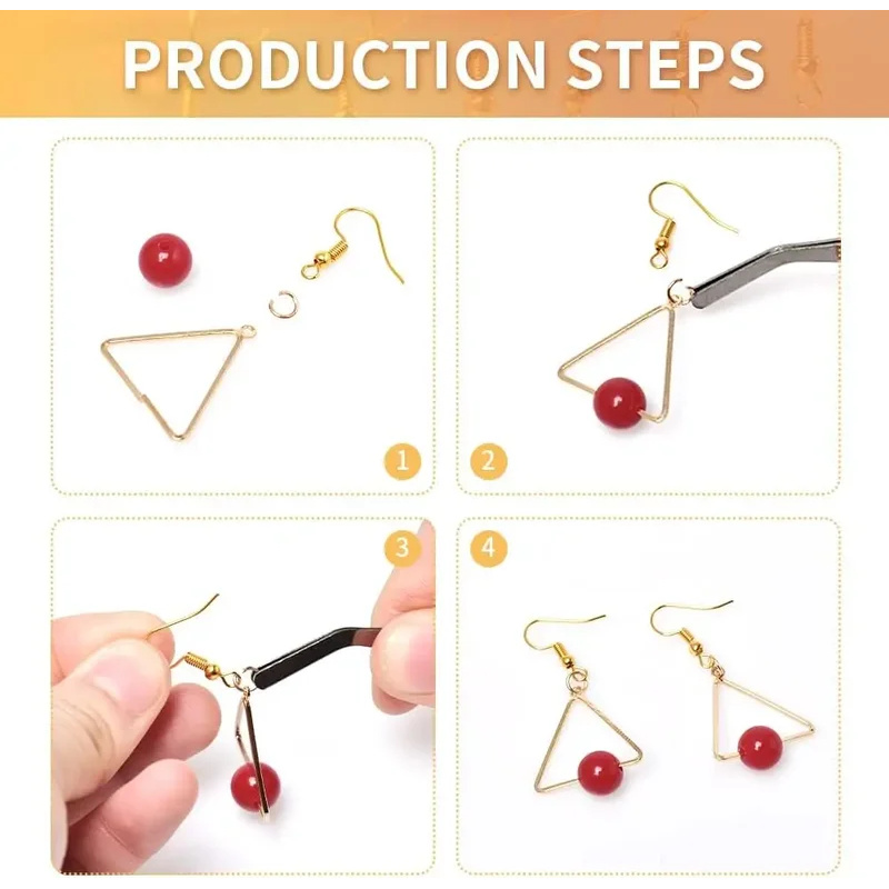 100/500 個 DIY イヤリング所見イヤリングクラスプ - Jewelry Making Class のレビューと価格