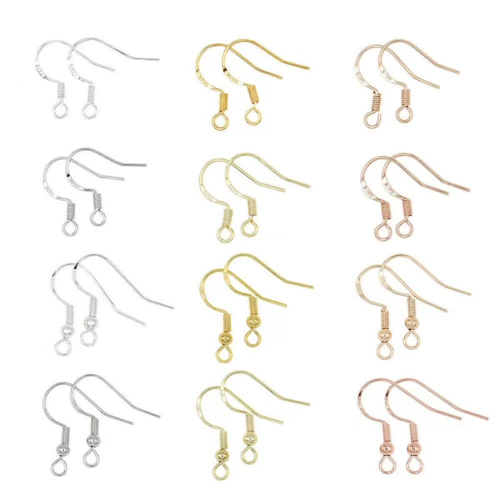 金メッキイヤリングフック 100個入り イヤーワイヤーバック - Jewelry Making Wire のレビューと価格