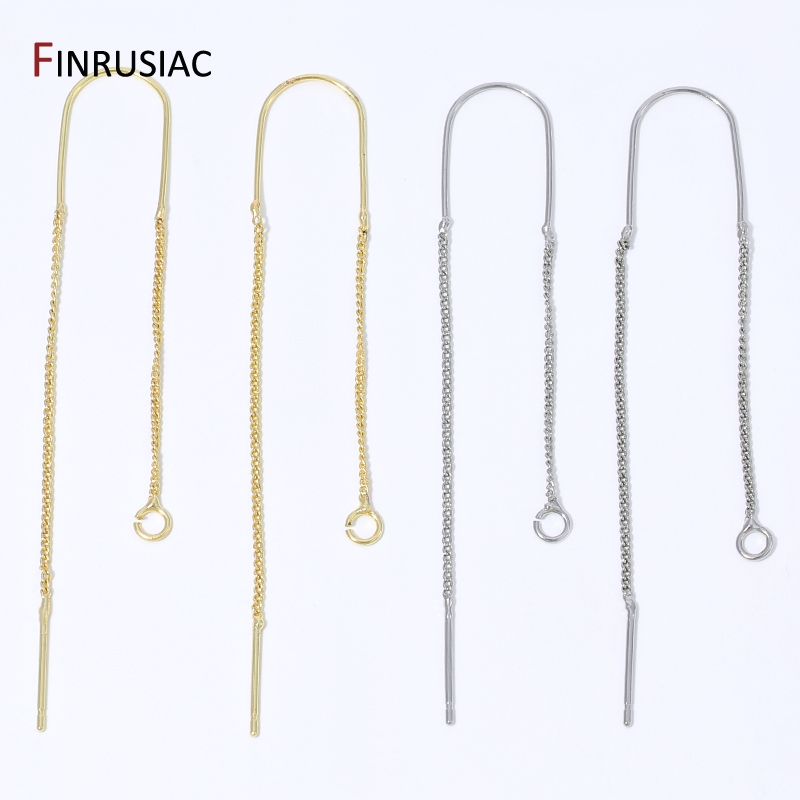 18K金メッキ真鍮ロングタッセルチェーンドロップステッカーダ - Jewelry Making Wire のレビューと価格