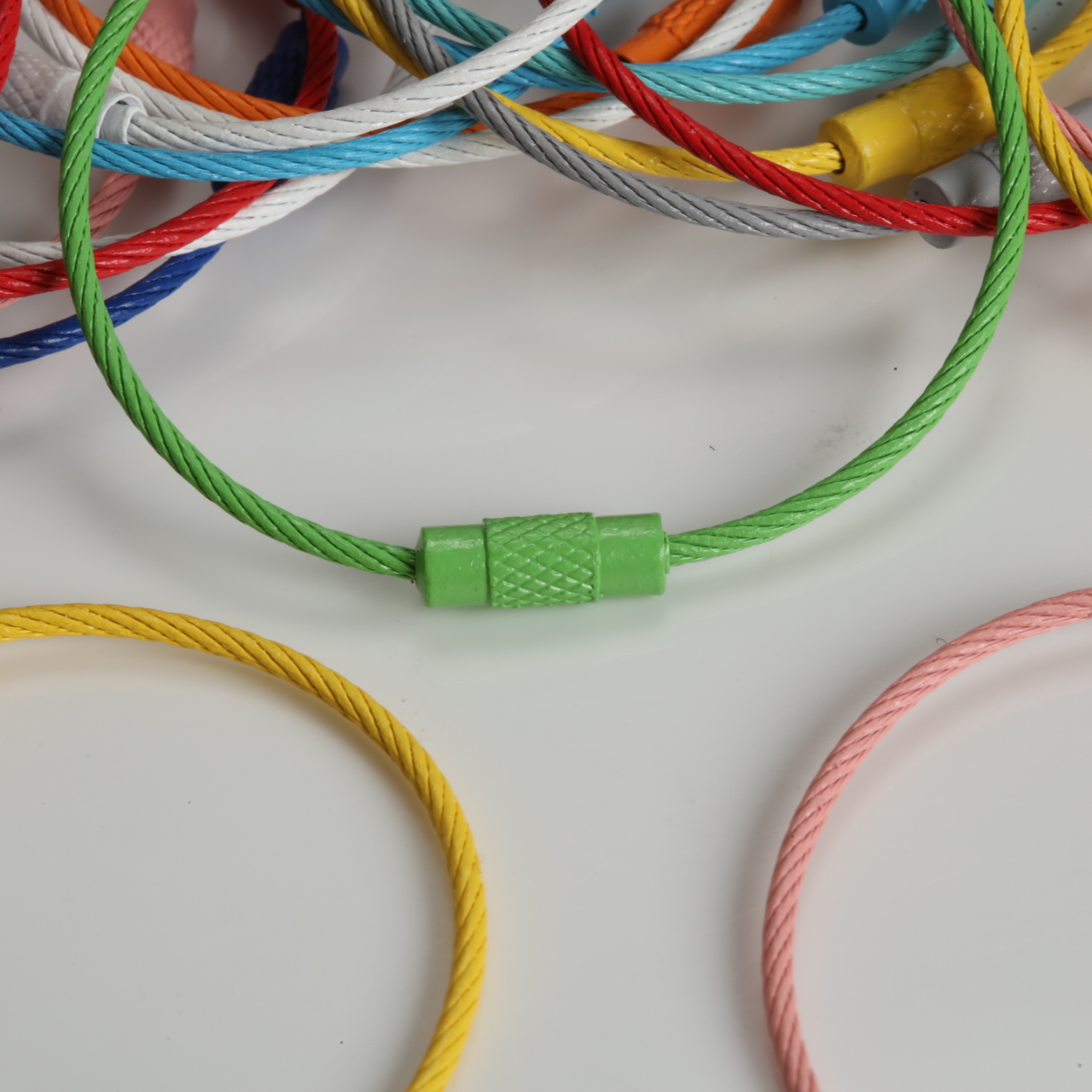 多色塗装鋼製スプリットリング、防錆ジャンプリング、DIYペン - Jewelry Making Wire のレビューと価格